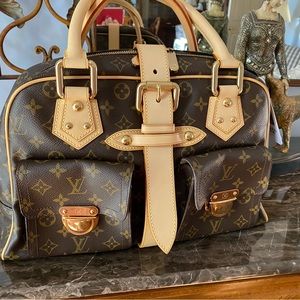 💎Authentic LOUIS VUITTON Manhattan GM Monogram Satchel Large NEW CONDITION ❤️
